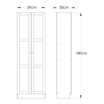 Estante Multiusos con Puertas de Acrílico thumbnail 5