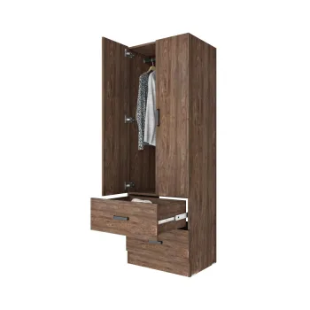 Armario 2 Cajones 60 cm Nogal