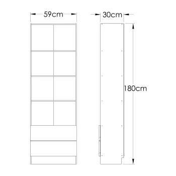 Estante Multiusos con 2 Cajones thumbnail 5