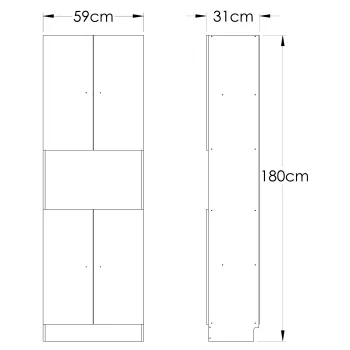 Estante Multiusos con 4 Puertas thumbnail 6