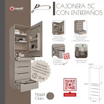 Cajonera 5C PLATINO thumbnail 7