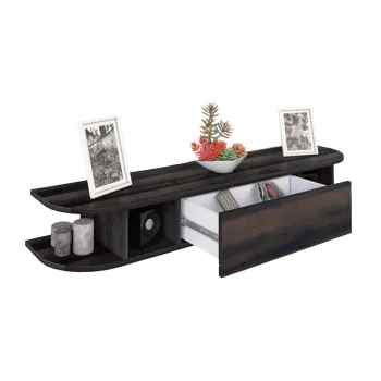 Repisa Centro 1 cajón Espresso