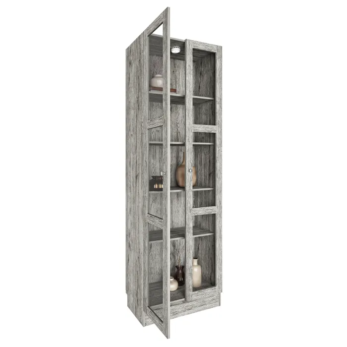 Estante Multiusos con Puertas de Acrílico