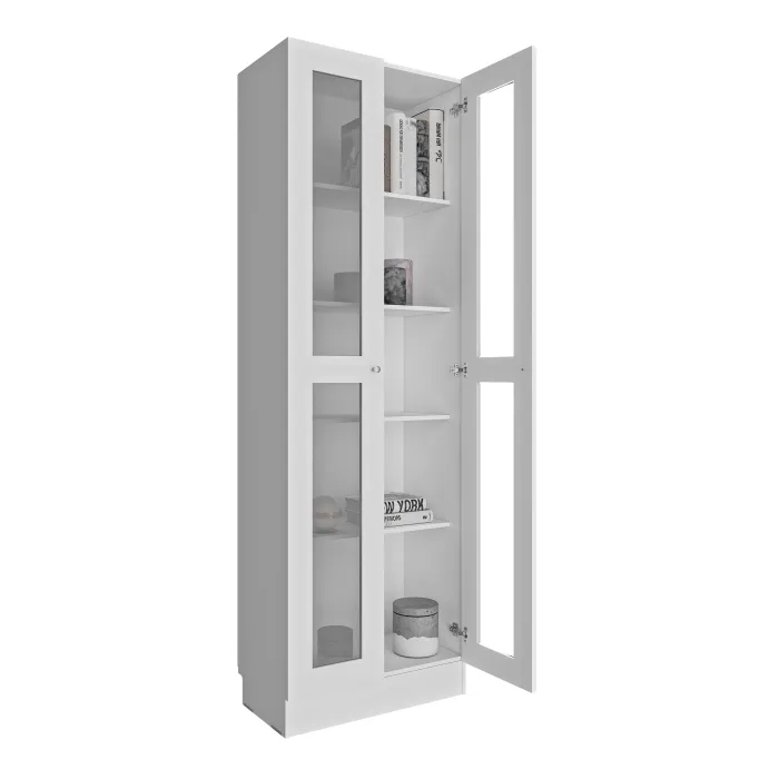 Estante Multiusos con Puertas de Acrílico