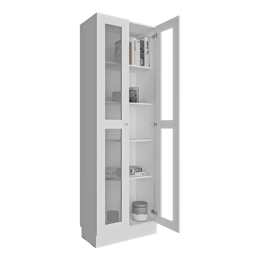 Estante Multiusos con Puertas de Acrílico