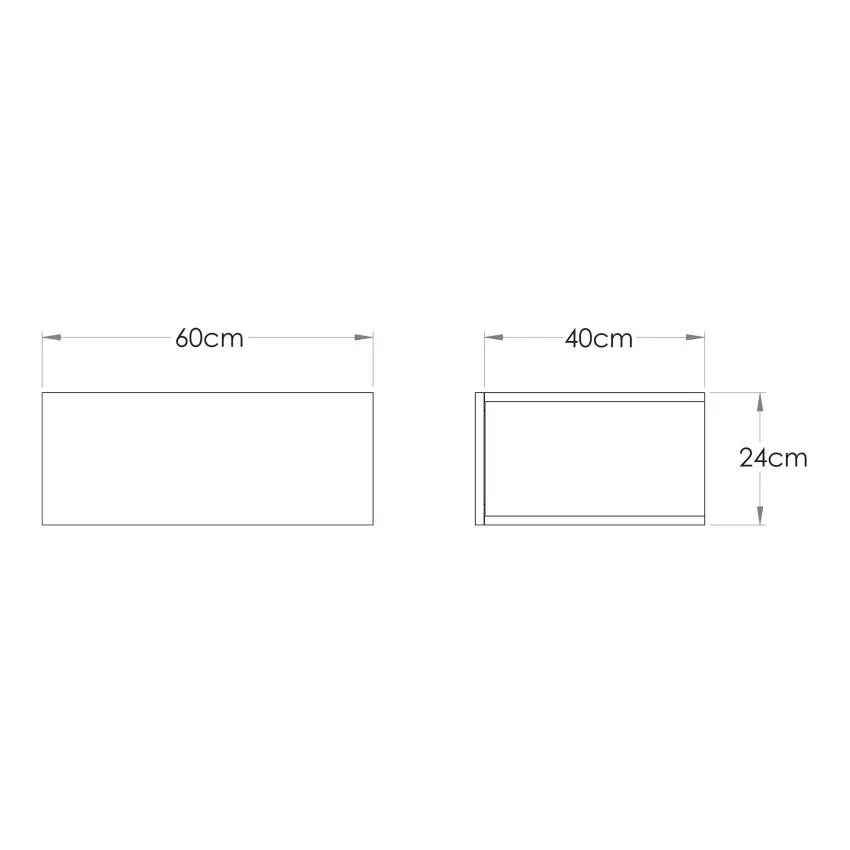 Repisa Cajón con USB