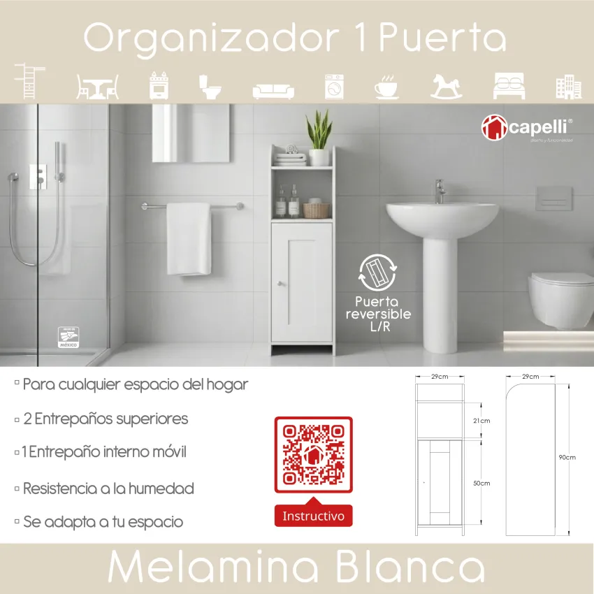 Organizador 1 Puerta