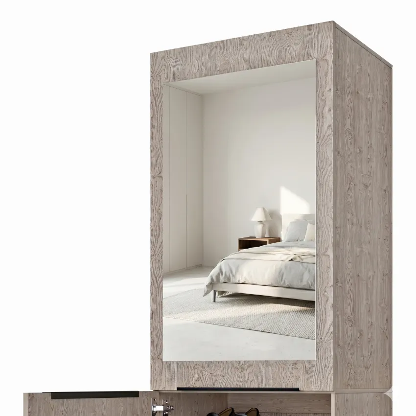 Zapatera con Colgador PLATINO