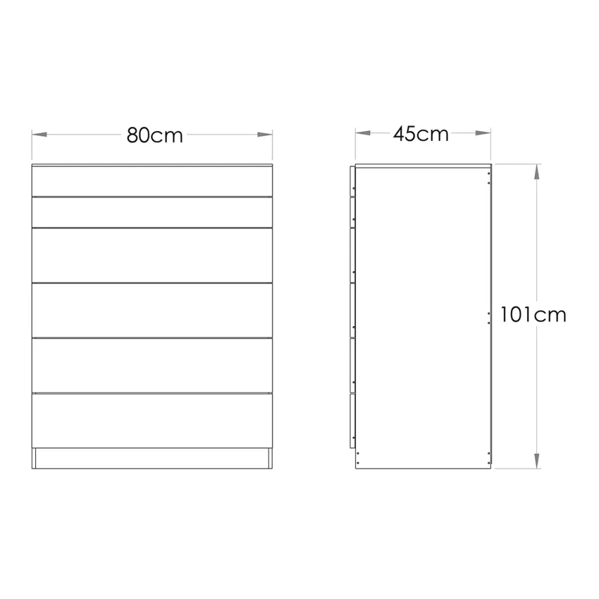 Media Cajonera PLATINO